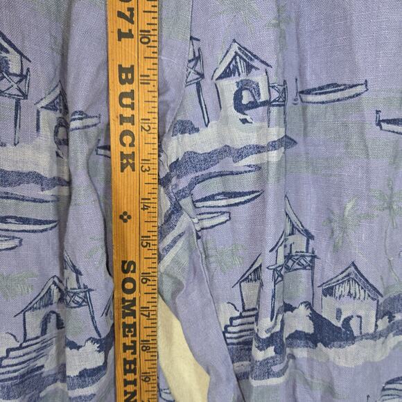Vintage CC Collection Pants Womens Cottagecore Grandma 100% Linen Festival - Picture 5 of 12